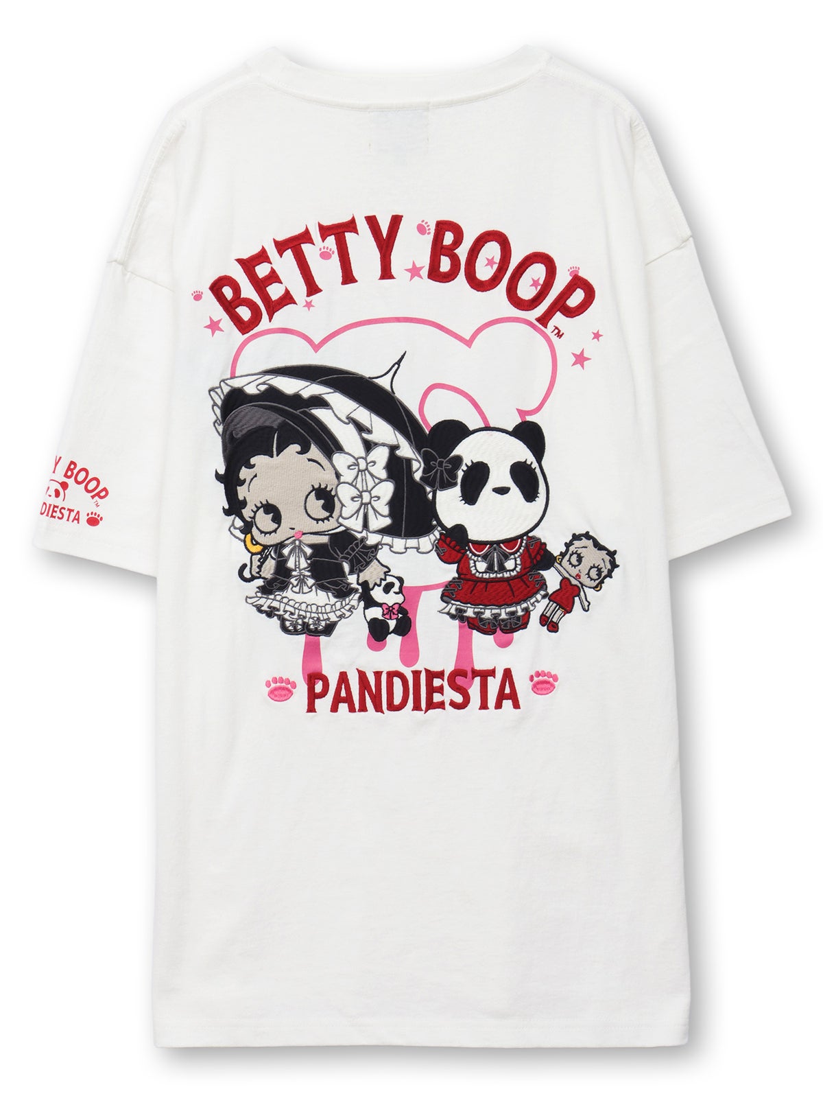 【PANDIESTA JAPAN×BETTY BOOP】“ゴスロリベティ”刺繍入りTシャツ