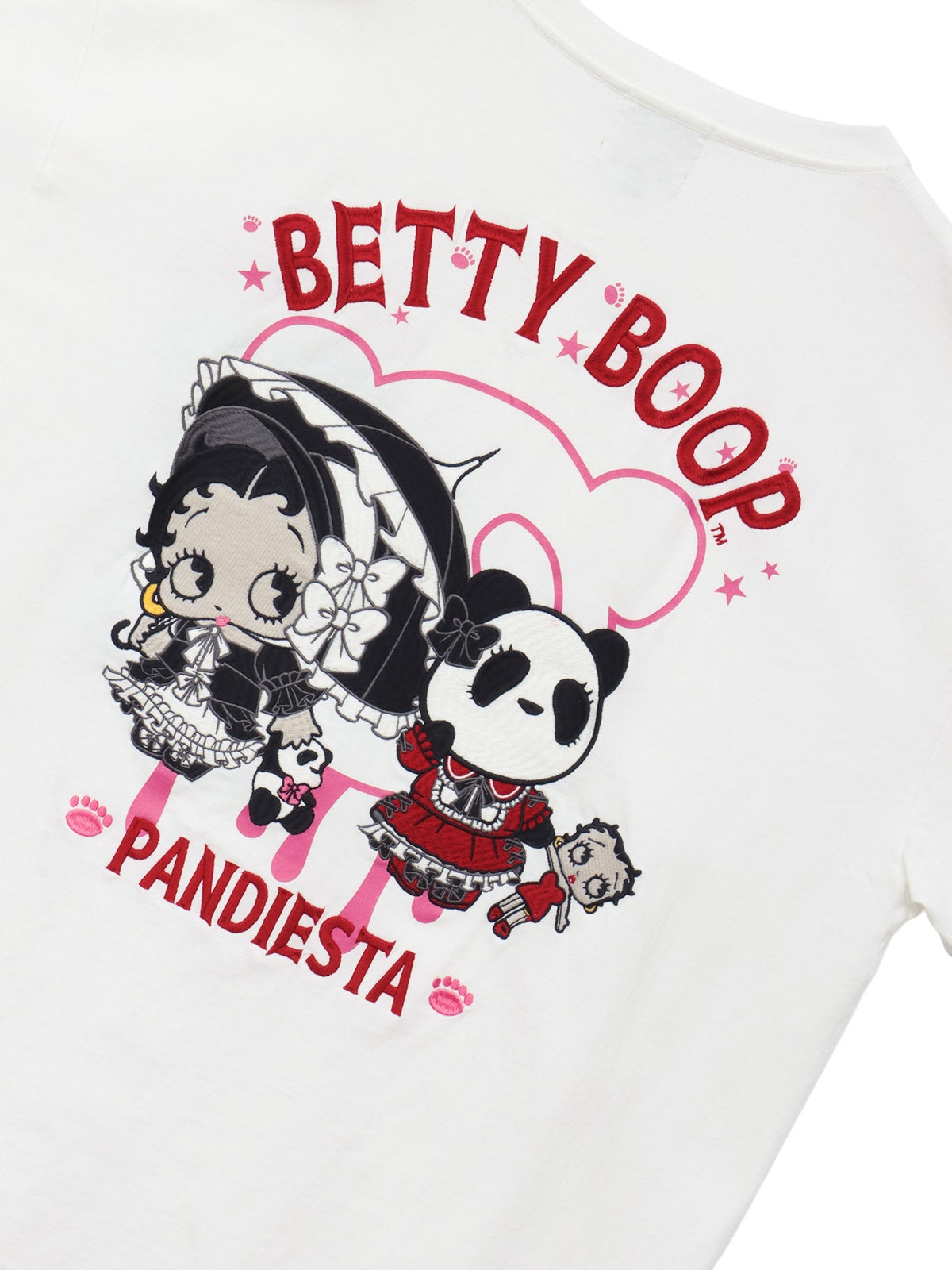 【PANDIESTA JAPAN×BETTY BOOP】“ゴスロリベティ”刺繍入りTシャツ