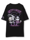 【PANDIESTA JAPAN×BETTY BOOP】“ゴスロリベティ”刺繍入りTシャツ