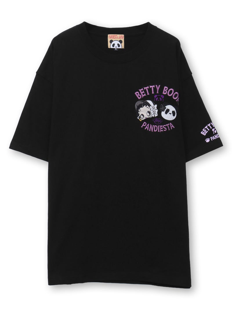 【PANDIESTA JAPAN×BETTY BOOP】“ゴスロリベティ”刺繍入りTシャツ