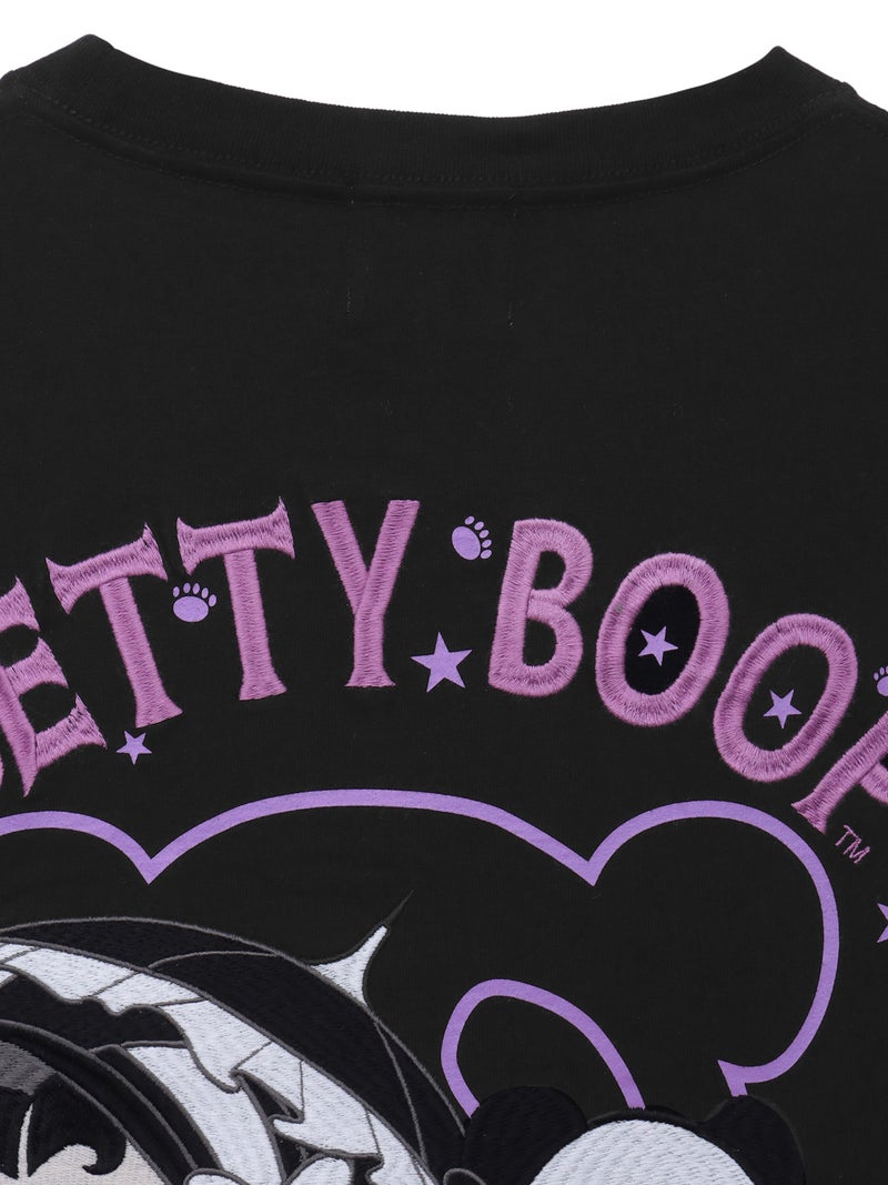 【PANDIESTA JAPAN×BETTY BOOP】“ゴスロリベティ”刺繍入りTシャツ