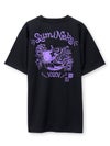 【SUMINEKO】“眠り墨猫”プリントDRY素材Tシャツ