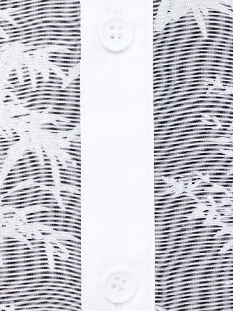 【雅結-EN-】竹柄着物袖レースシャツアンサブル