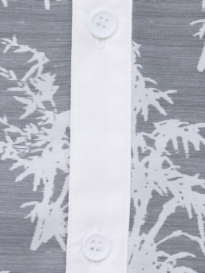 【雅結-EN-】竹柄着物袖レースシャツアンサブル