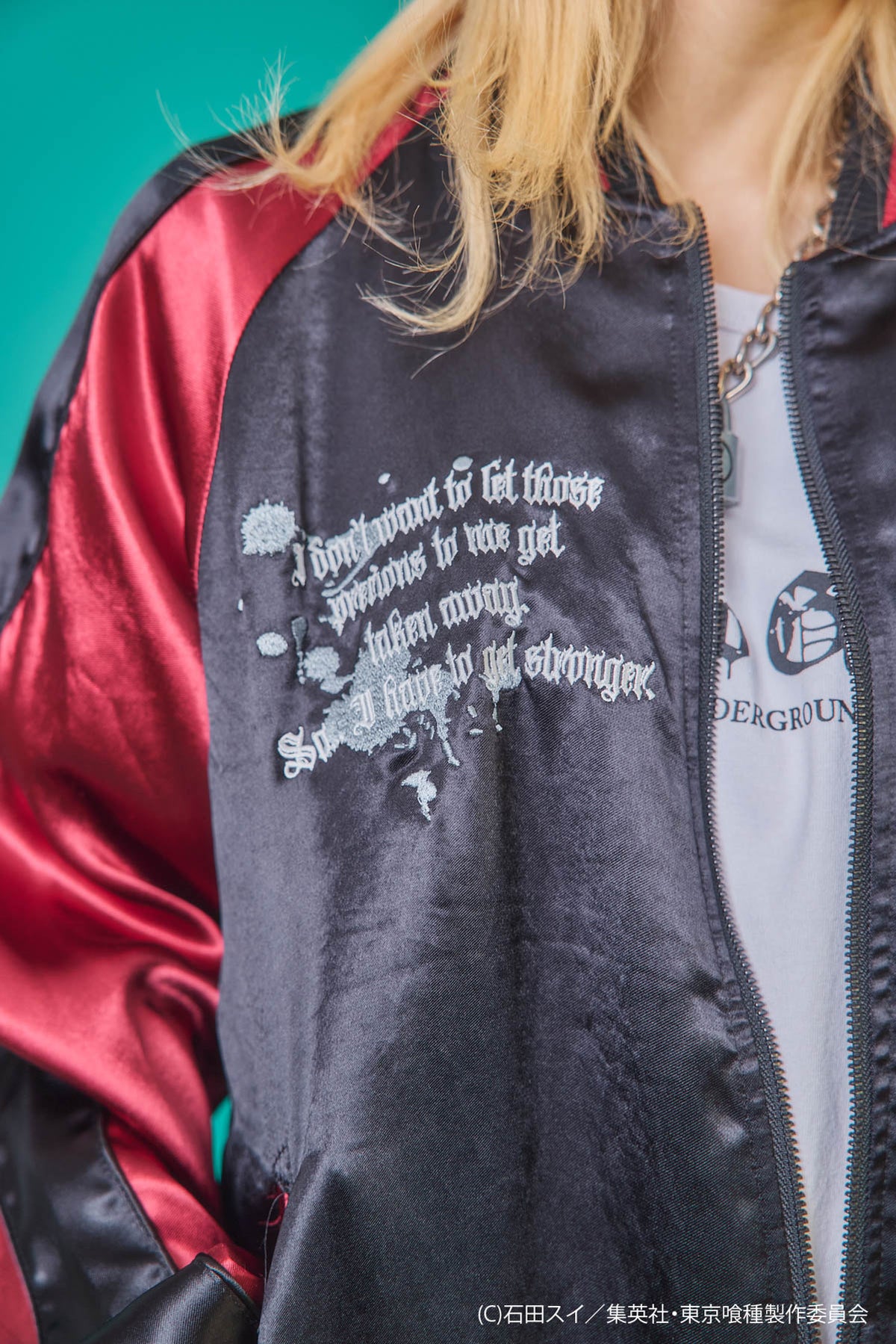 【P.N UNDERGROUND×東京喰種】“金木研”総刺繍リバーシブルスカジャン