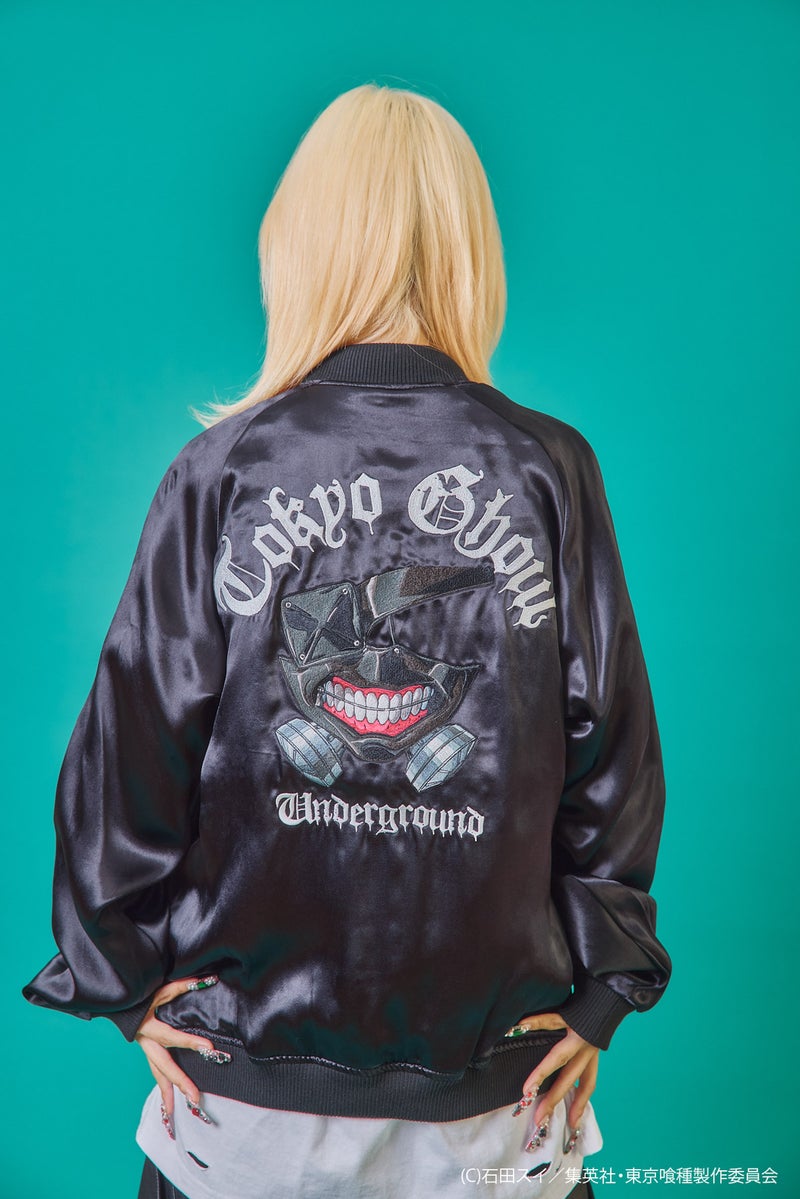 【P.N UNDERGROUND×東京喰種】“金木研”総刺繍リバーシブルスカジャン