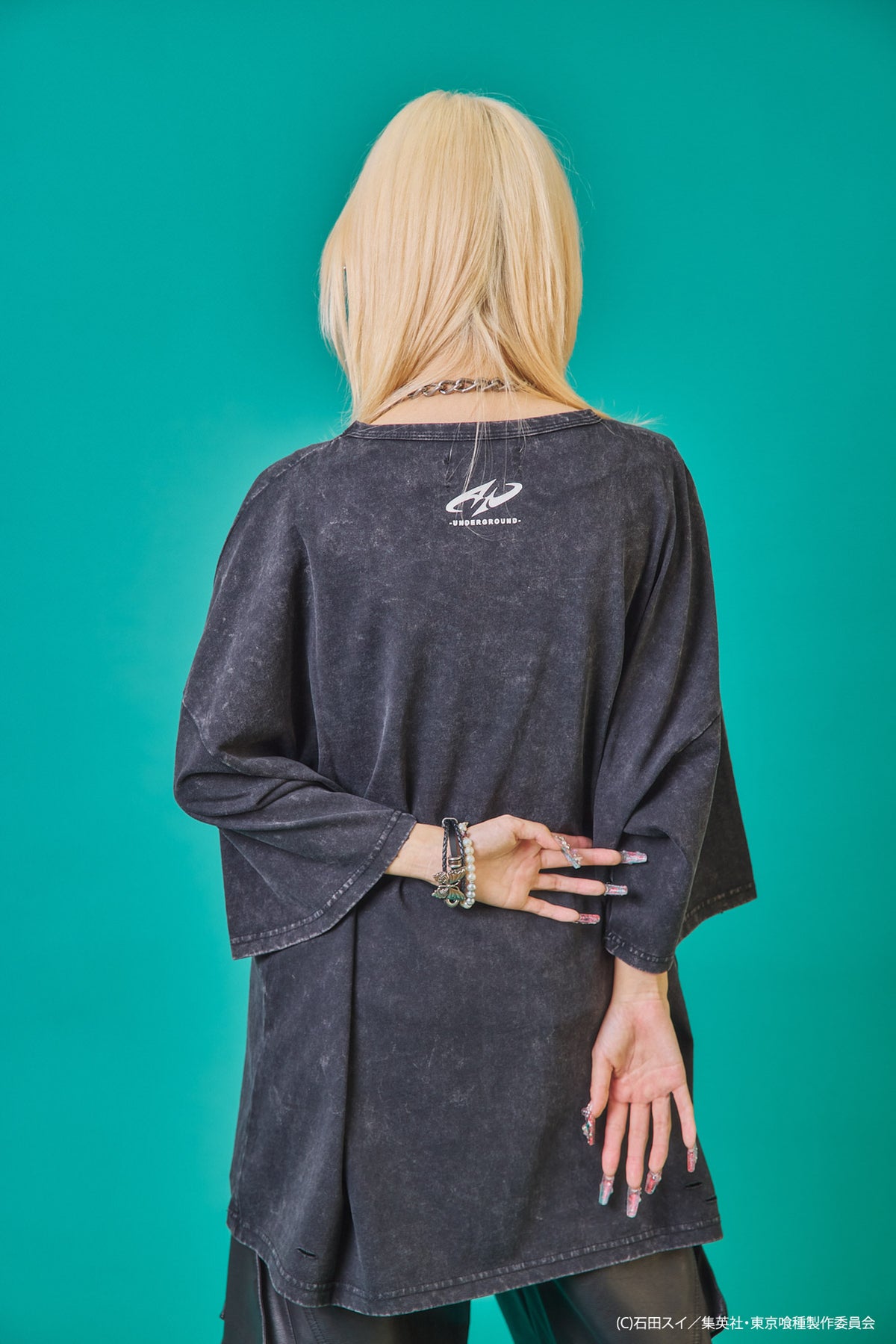  【P.N UNDERGROUND×東京喰種】“金木研”ダメージTシャツ