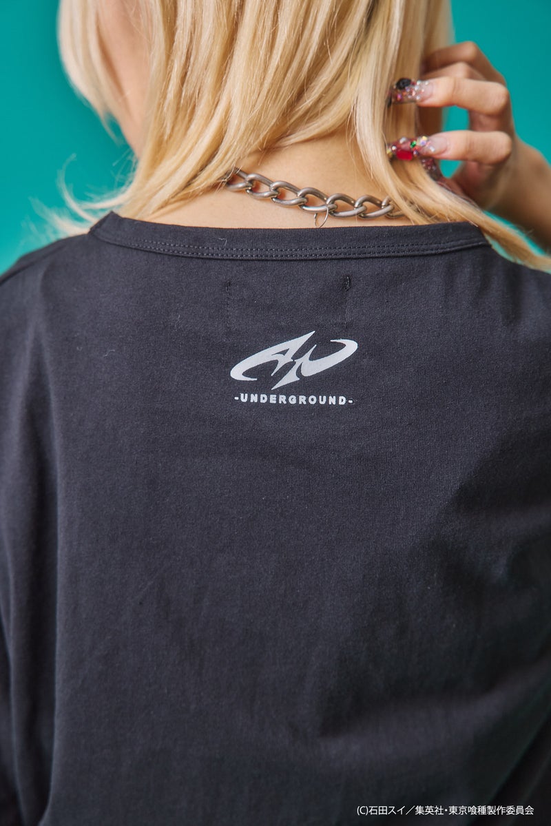  【P.N UNDERGROUND×東京喰種】“金木研”ダメージTシャツ