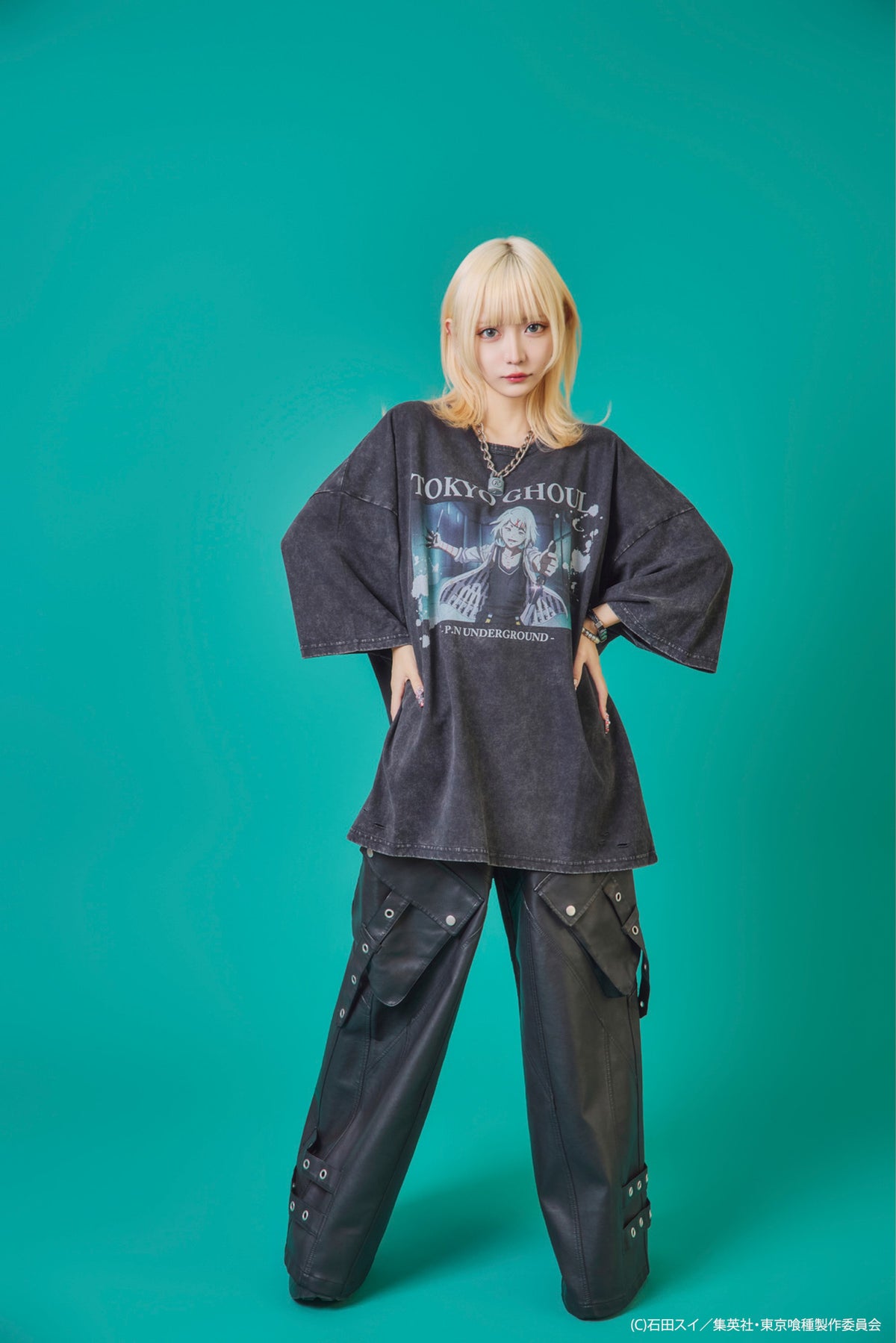 【P.N UNDERGROUND×東京喰種】“鈴屋什造”ダメージTシャツ