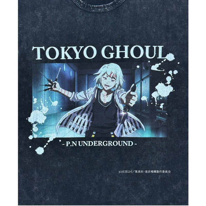【P.N UNDERGROUND×東京喰種】“鈴屋什造”ダメージTシャツ
