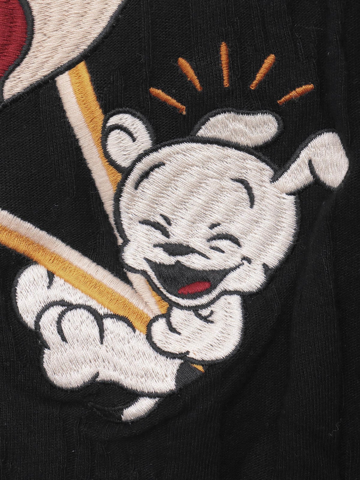 【BETTY BOOP】“ベティ＆パジー”刺繍入りジャガードTシャツ