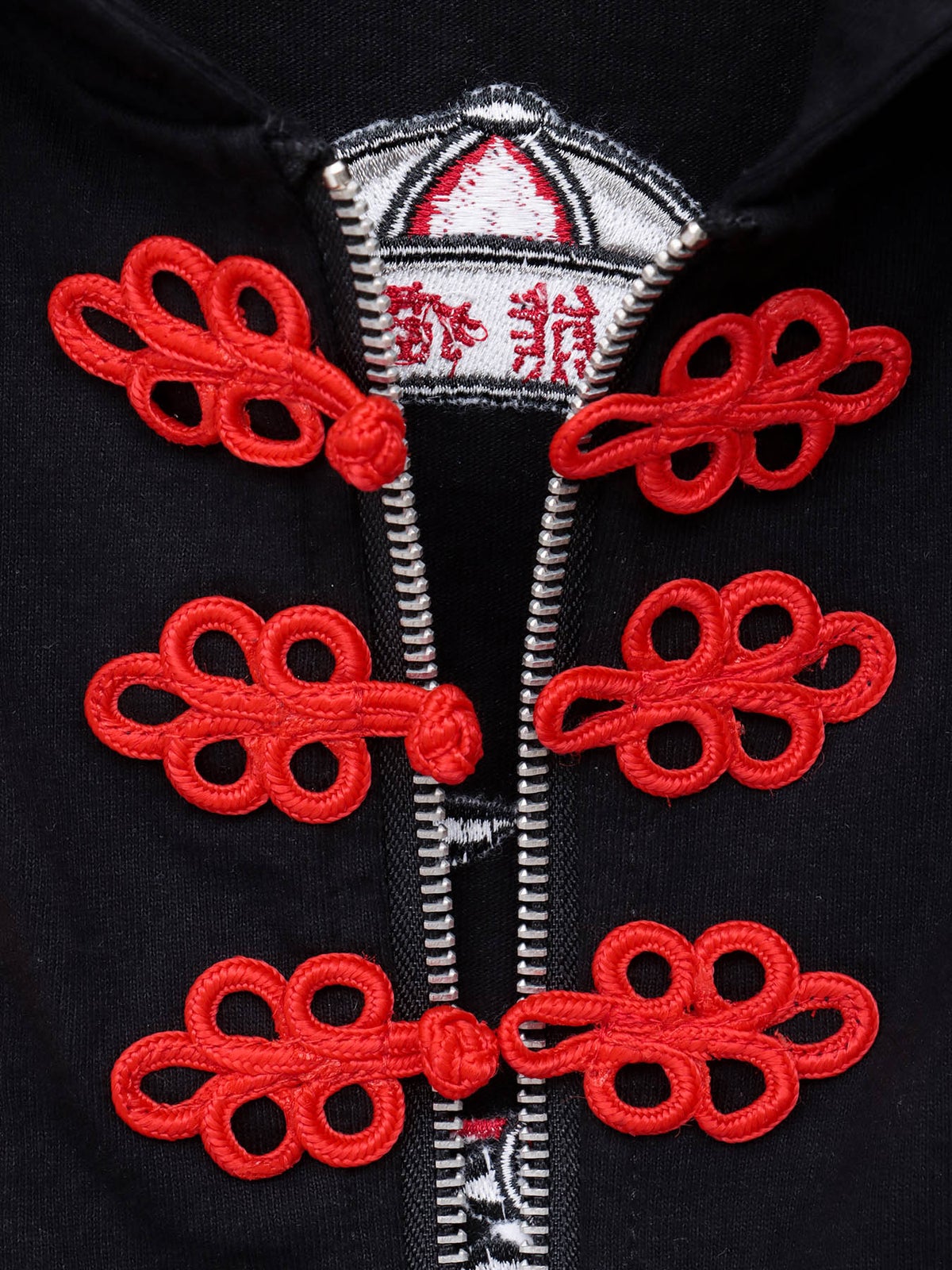 【PANDIESTA JAPAN】“肉まんパンダさん”刺繍入りなりきり半袖ZIPパーカー