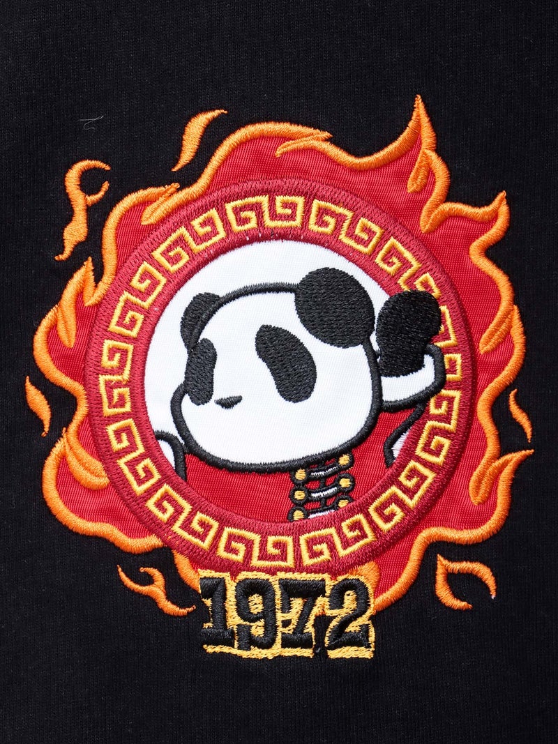 【PANDIESTA JAPAN】“肉まんパンダさん”刺繍入りなりきり半袖ZIPパーカー