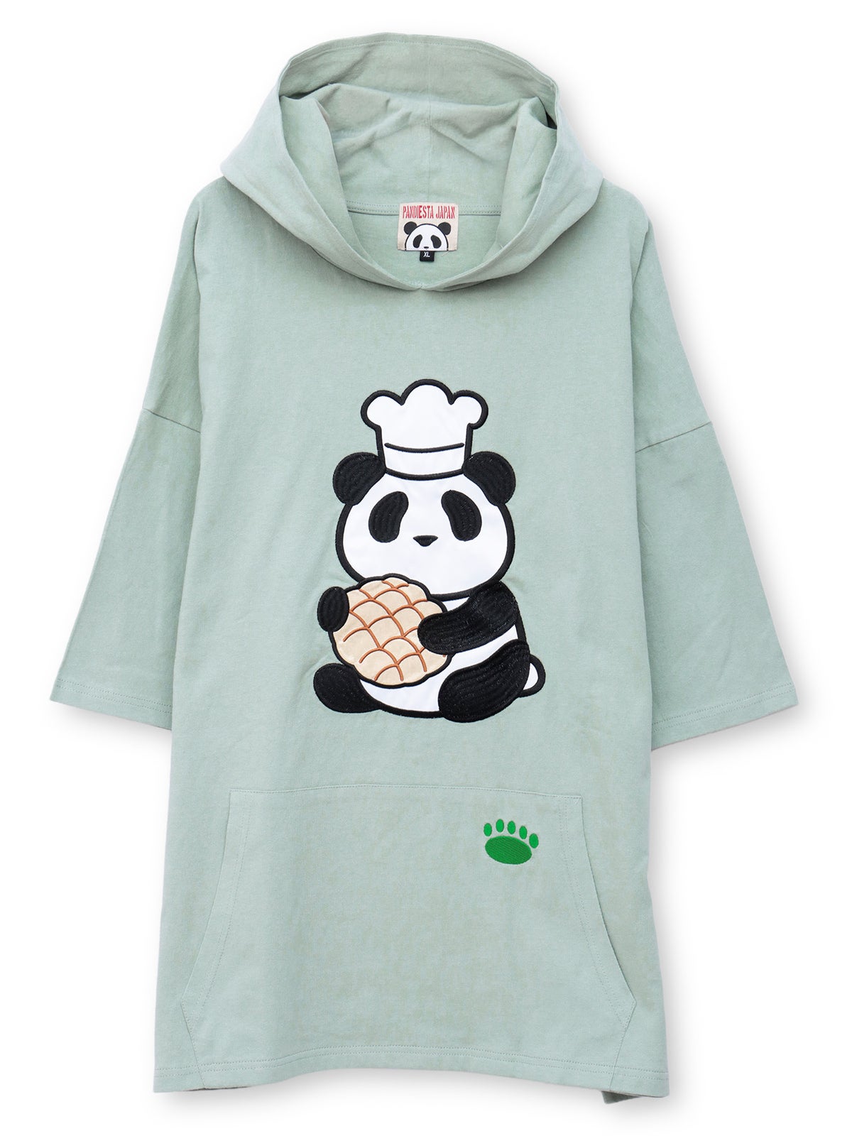 【PANDIESTA JAPAN】“メロンパンダさん”刺繍入りなりきり半袖パーカー