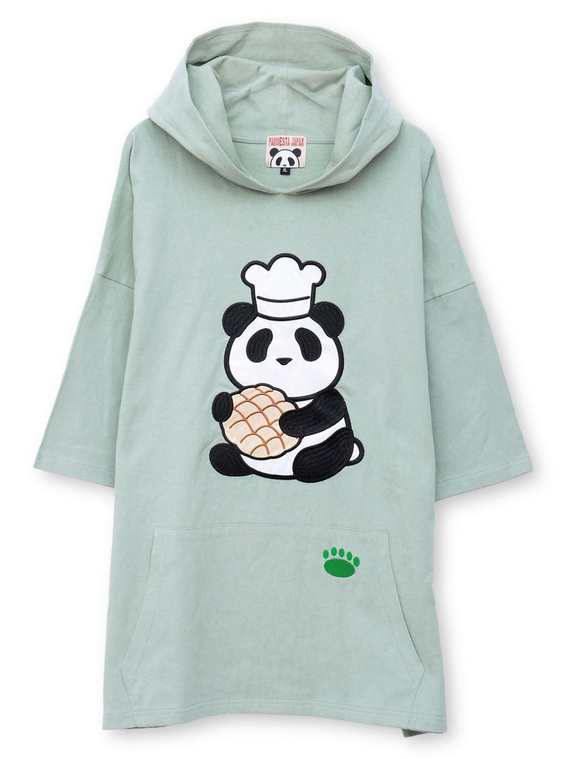 【PANDIESTA JAPAN】“メロンパンダさん”刺繍入りなりきり半袖パーカー