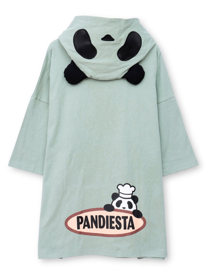 【PANDIESTA JAPAN】“メロンパンダさん”刺繍入りなりきり半袖パーカー