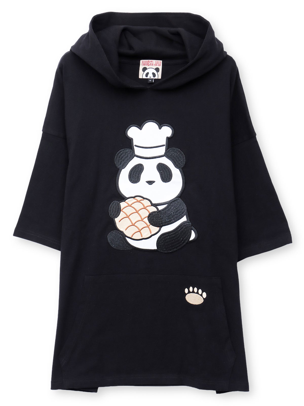 【PANDIESTA JAPAN】“メロンパンダさん”刺繍入りなりきり半袖パーカー