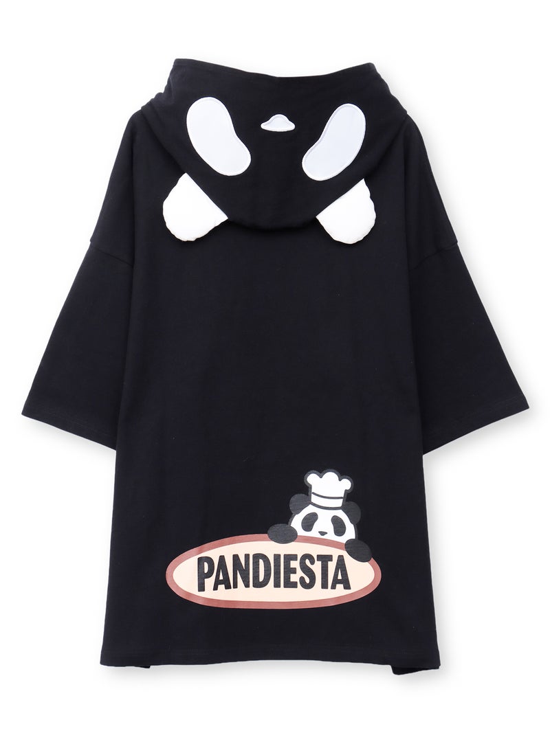 【PANDIESTA JAPAN】“メロンパンダさん”刺繍入りなりきり半袖パーカー