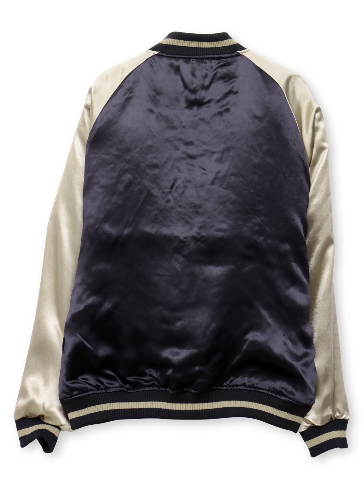 【絡繰魂・粋】“妖気九尾”総刺繍リバーシブルスカジャン