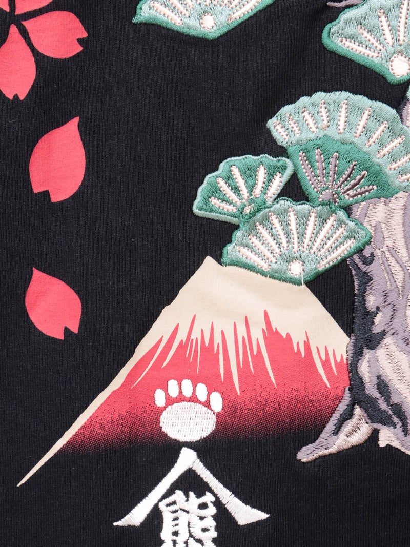 【PANDIESTA JAPAN】“造園パンダ”刺繍入りTシャツ