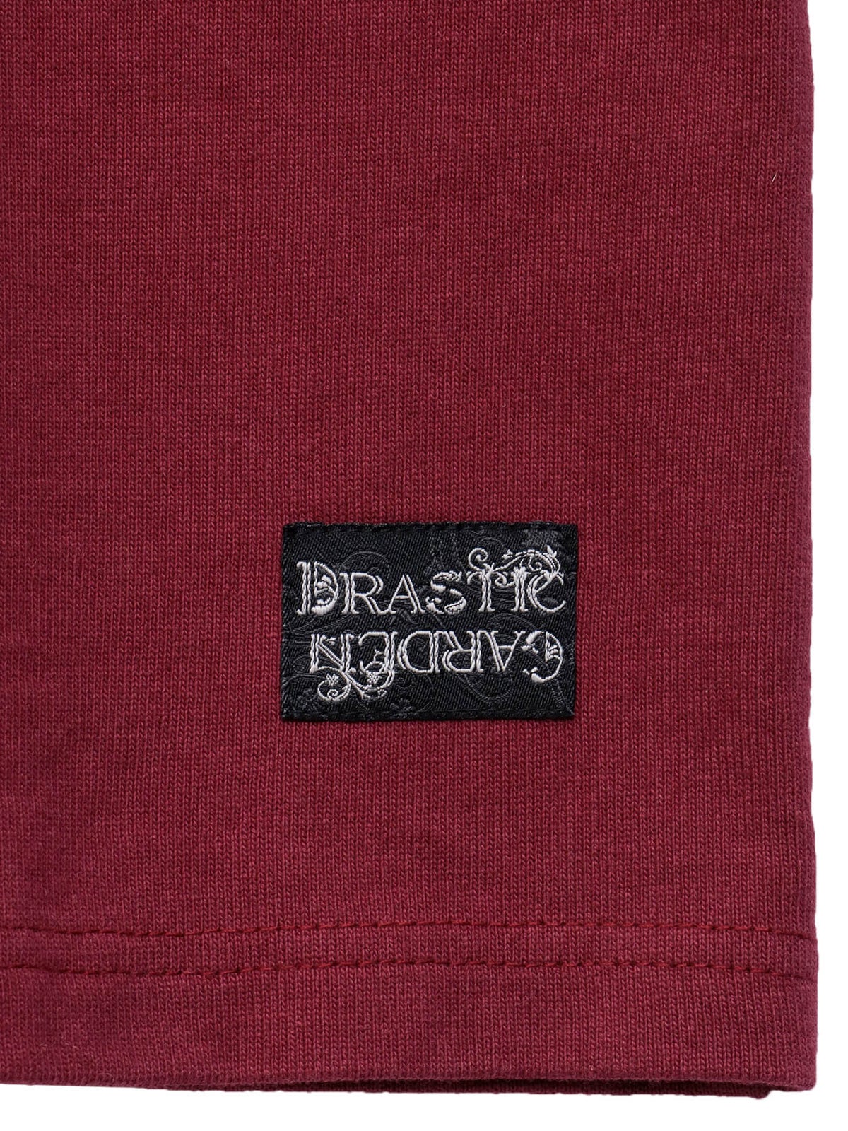 【DRASTIC GARDEN】“稲妻ノ薔薇”総刺繍BIGシルエット段染めTシャツ