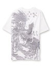 【絡繰魂・頂】“蒼炎”鳳凰刺繍入りTシャツ〔別注〕