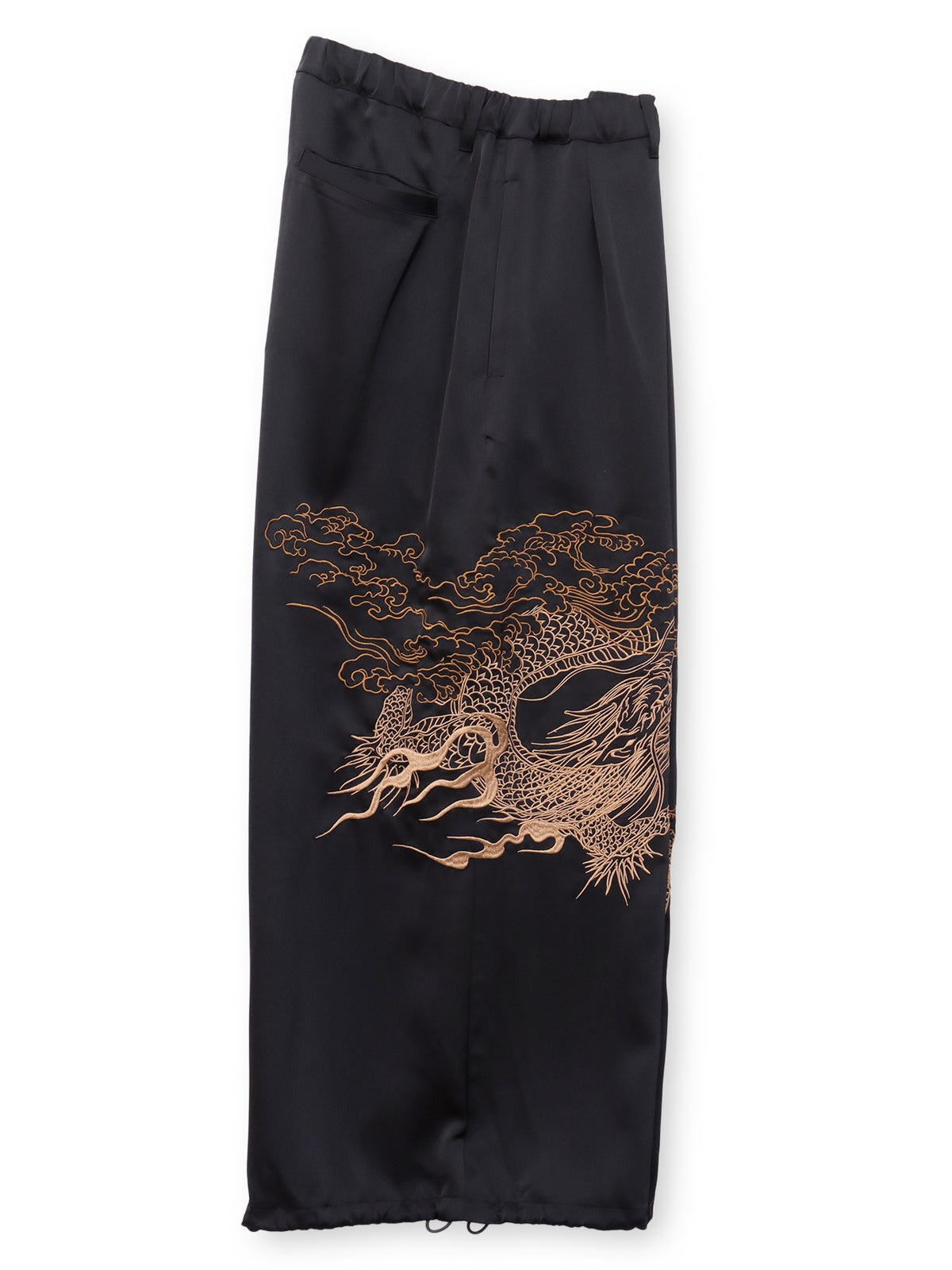 【絡繰魂】“月光龍 揺蕩い”総刺繍ワイドパンツ
