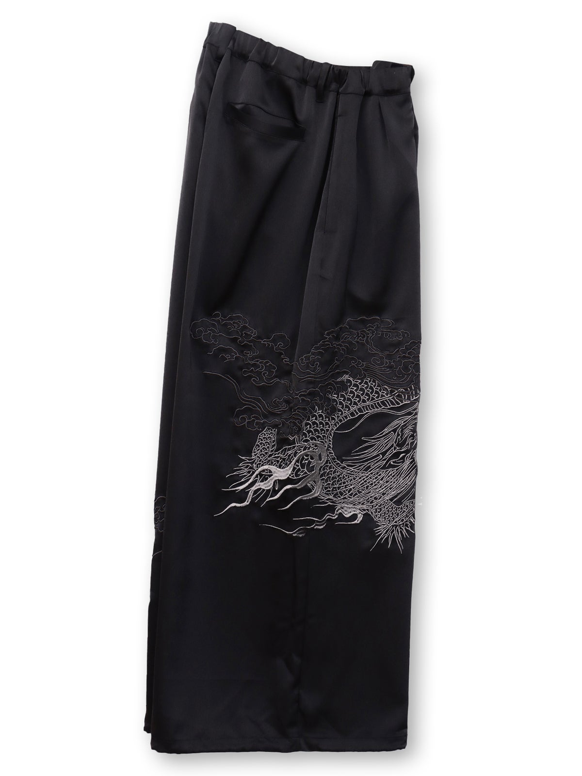 【絡繰魂】“月光龍 揺蕩い”総刺繍ワイドパンツ