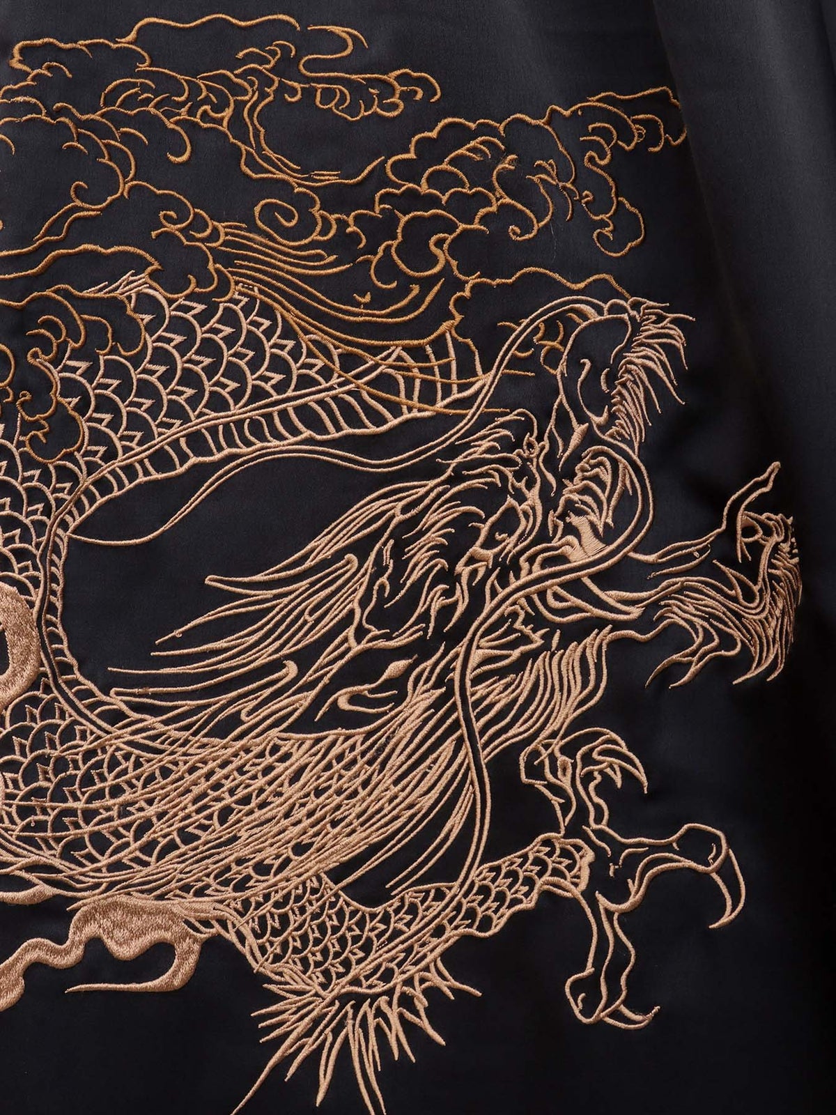 【絡繰魂】“月光龍 揺蕩い”総刺繍ワイドパンツ