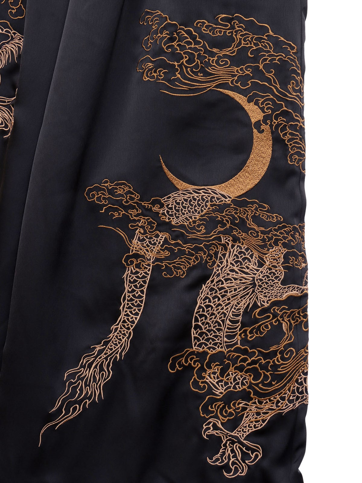 【絡繰魂】“月光龍 揺蕩い”総刺繍ワイドパンツ