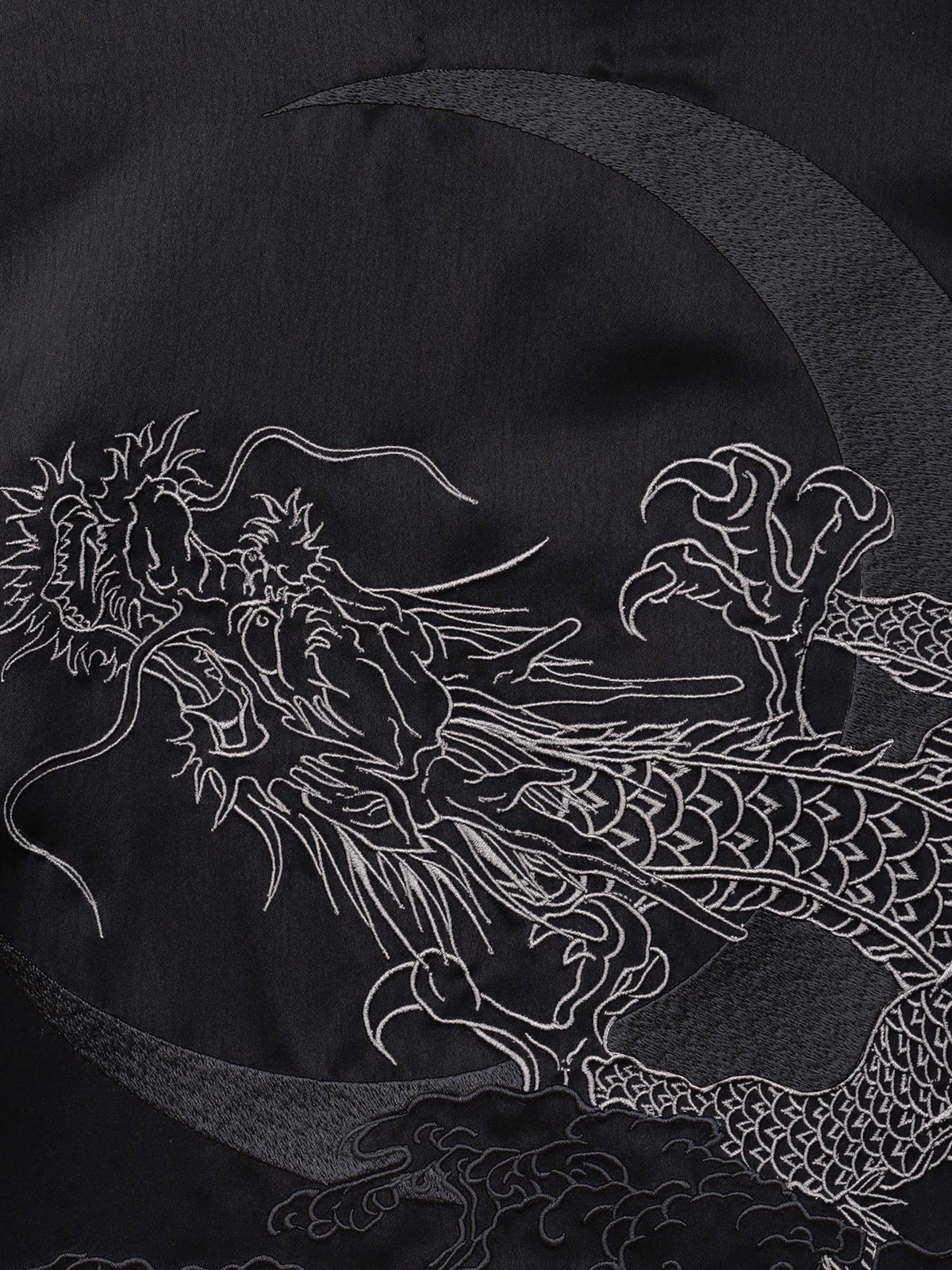 【絡繰魂】“月光龍 揺蕩い”総刺繍半袖シャツ