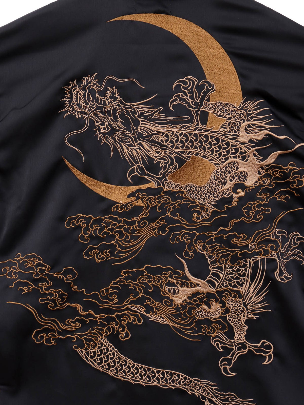 【絡繰魂】“月光龍 揺蕩い”総刺繍半袖シャツ