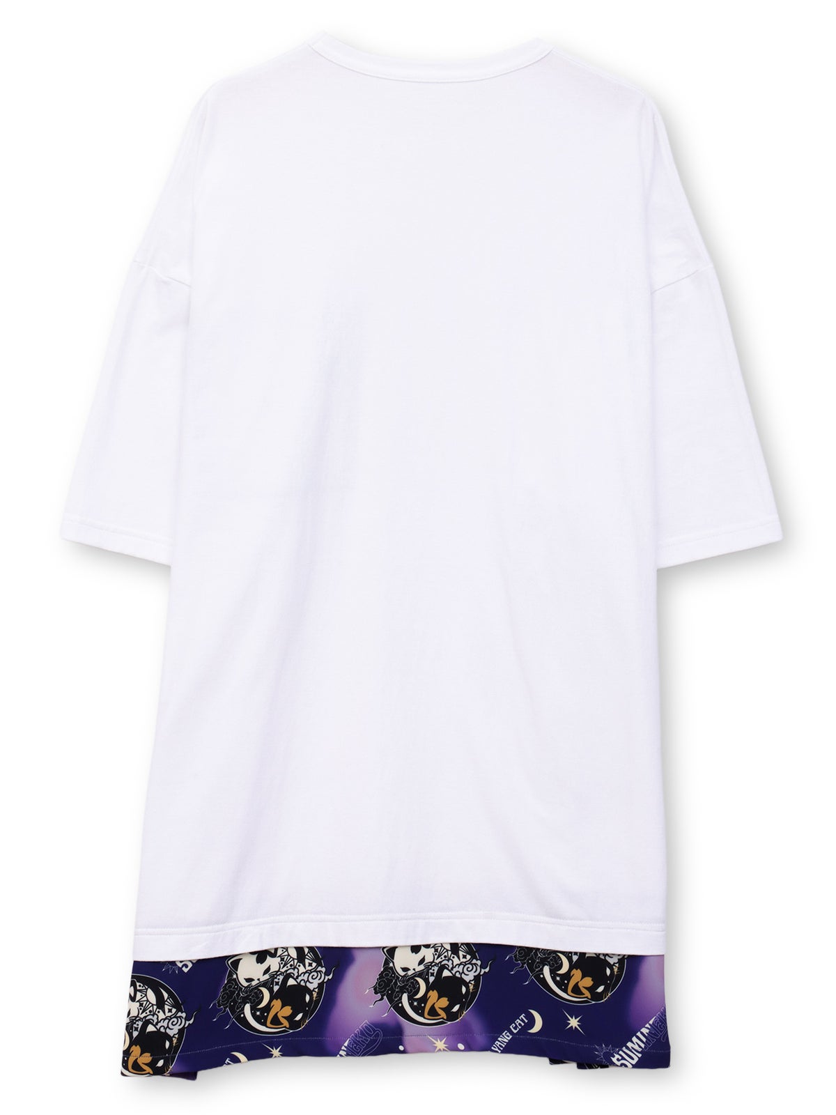 【SUMINEKO】“陰陽猫”切替チュニック