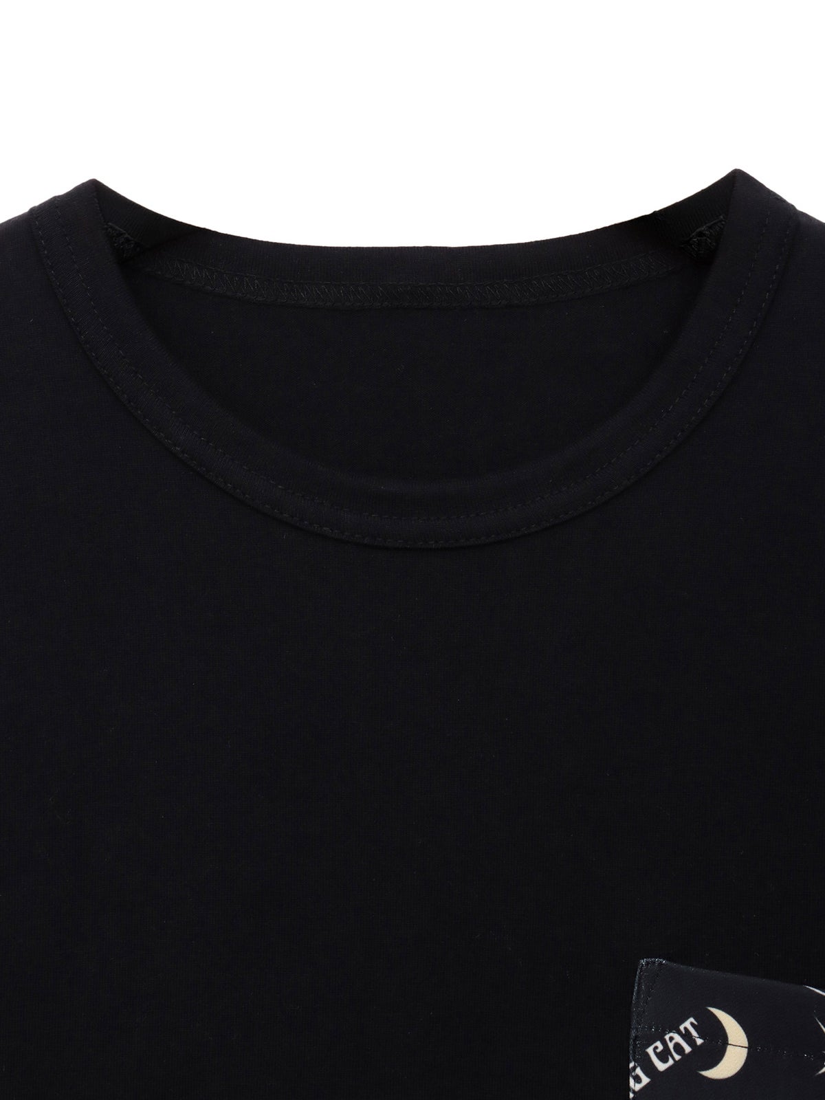 【SUMINEKO】“陰陽猫”切替チュニック