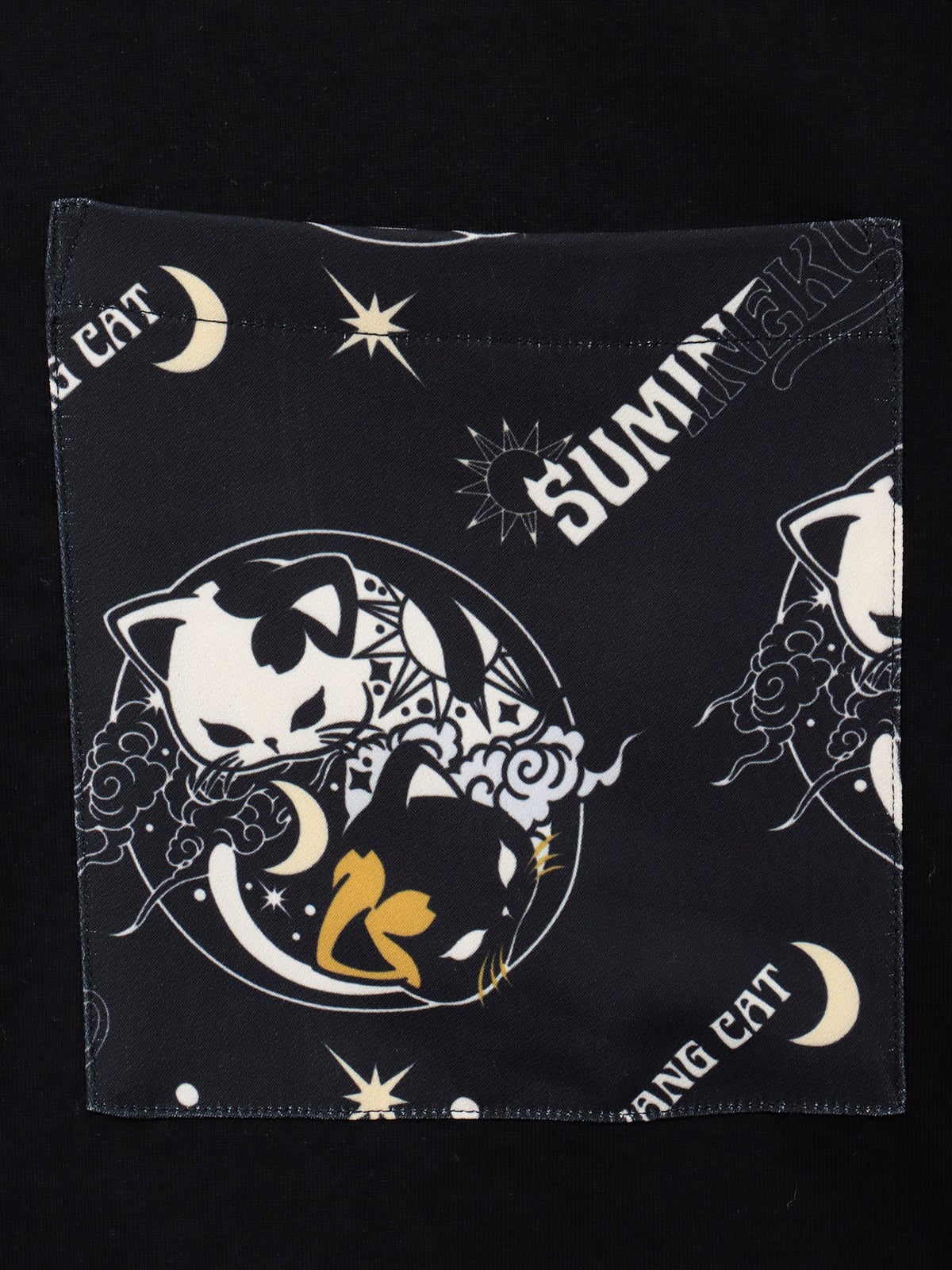 【SUMINEKO】“陰陽猫”切替チュニック