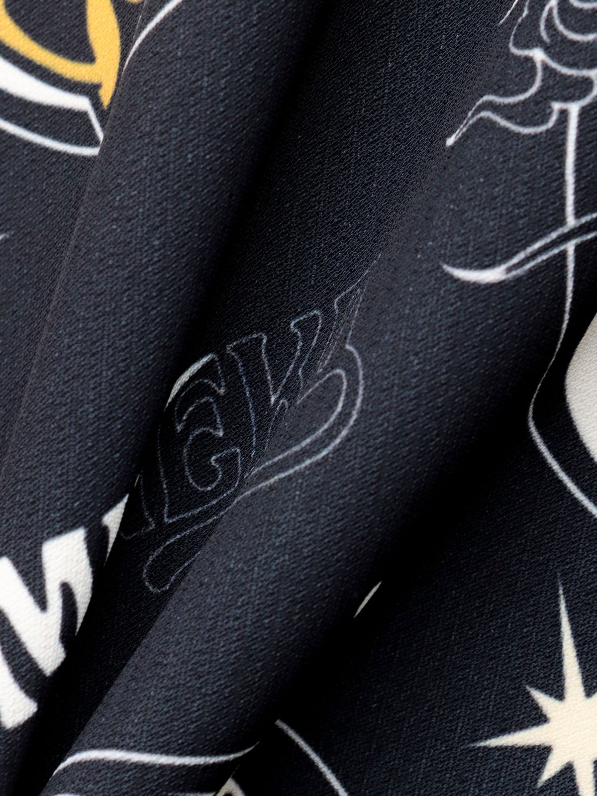 【SUMINEKO】“陰陽猫”総柄 半袖開襟シャツ