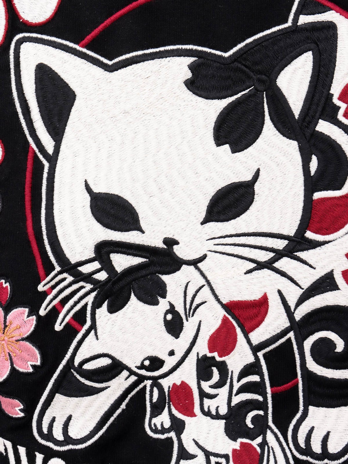 【SUMINEKO】“ちびネコ”刺繍入りTシャツ