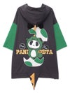 【PANDIESTA JAPAN】“ダイナソーパンダ”刺繍入りなりきり半袖パーカー〔別注〕
