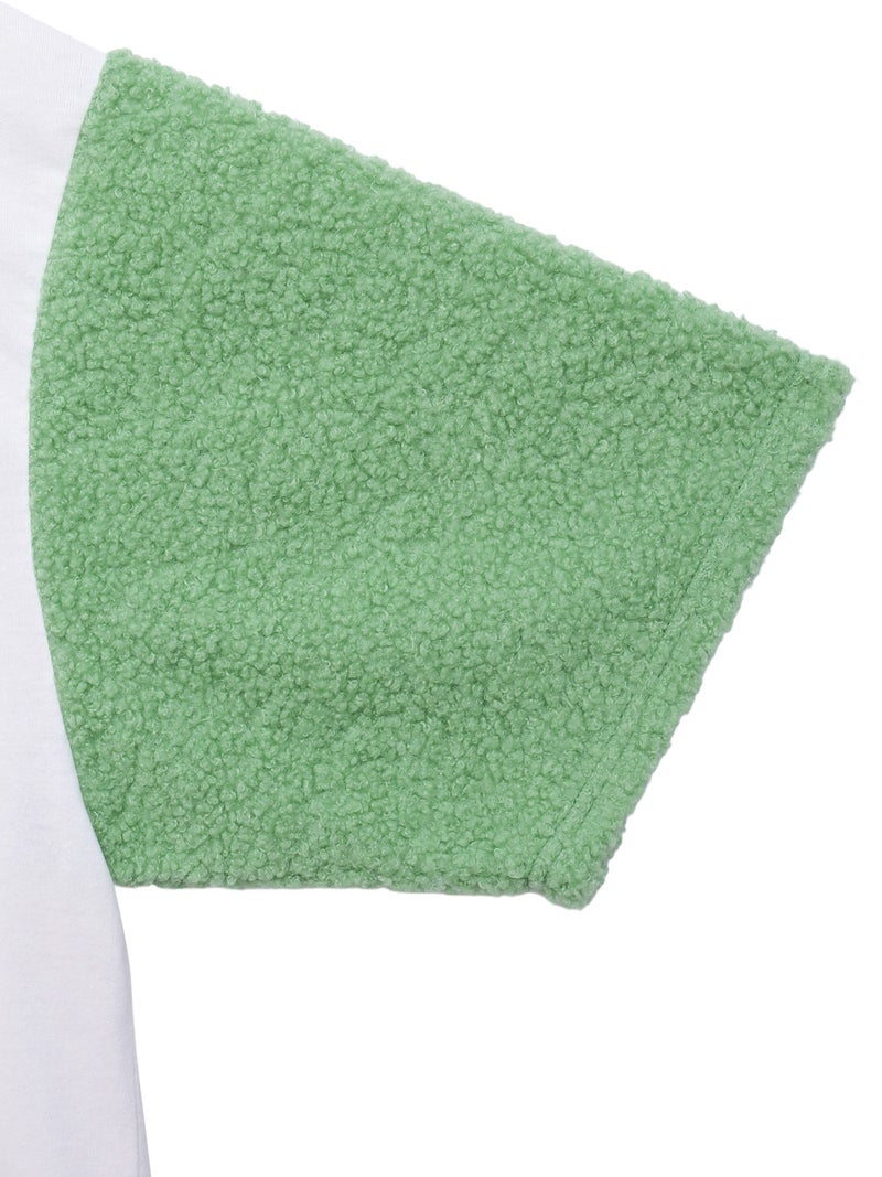 【PANDIESTA JAPAN】“ダイナソーパンダ”刺繍入りなりきり半袖パーカー〔別注〕