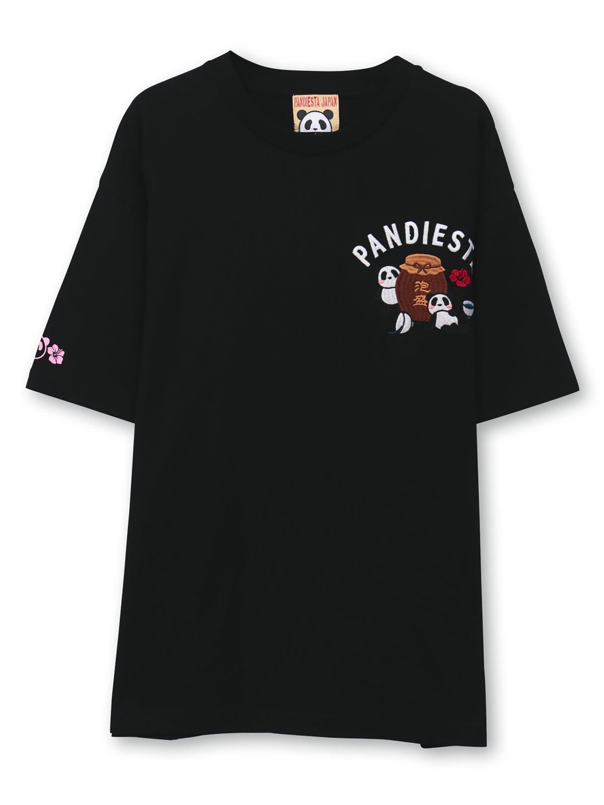 【PANDIESTA JAPAN】“ハイサイパンダ”刺繍入りTシャツ
