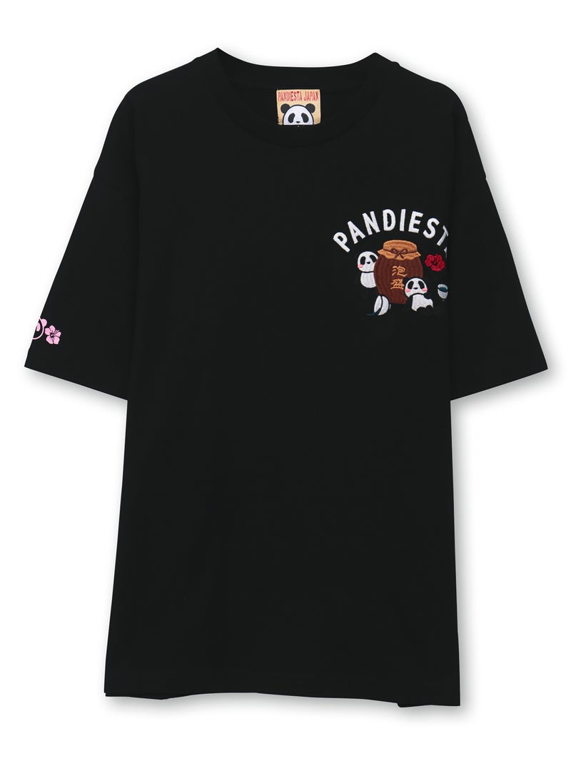 【PANDIESTA JAPAN】“ハイサイパンダ”刺繍入りTシャツ