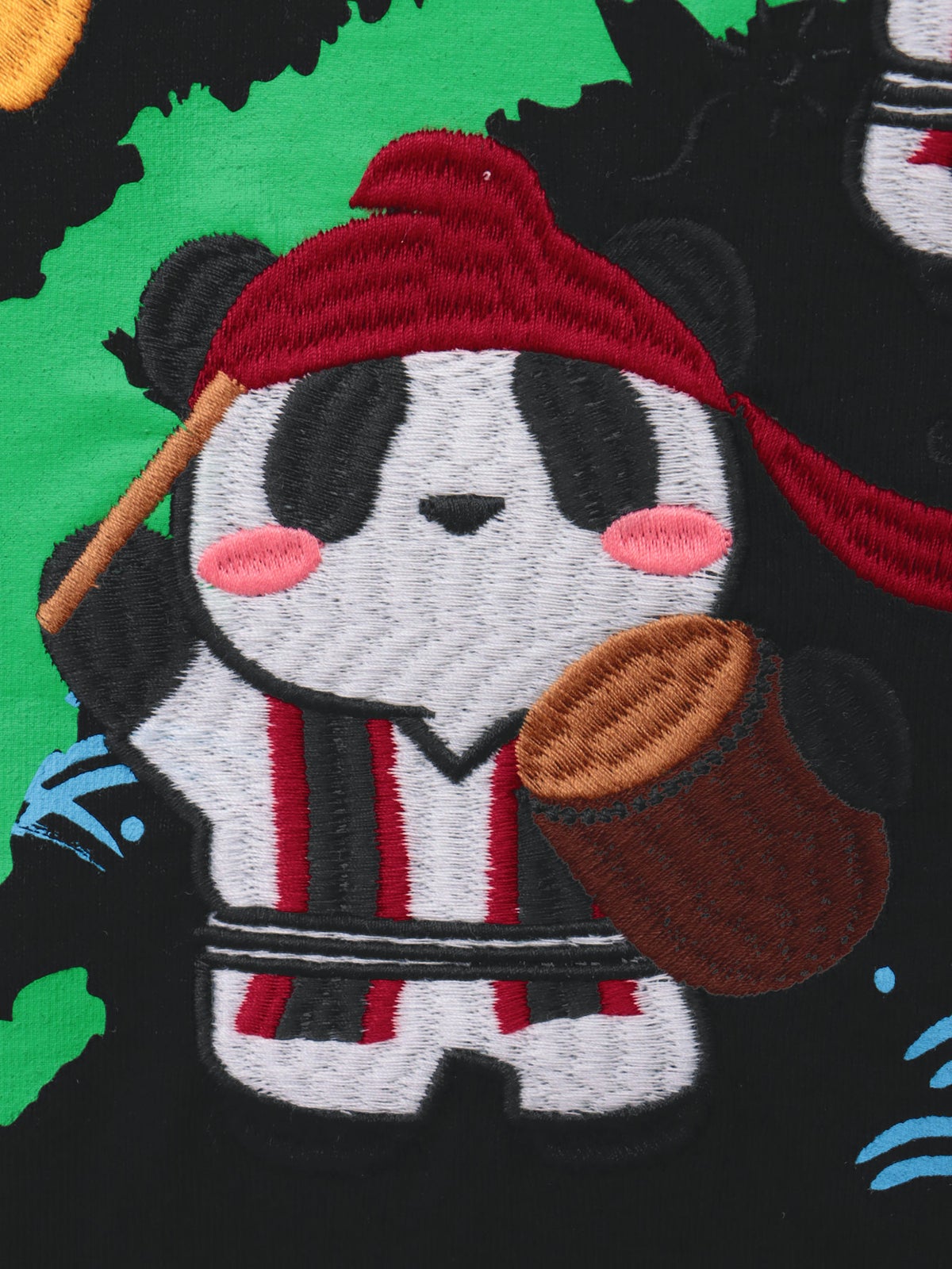 【PANDIESTA JAPAN】“ハイサイパンダ”刺繍入りTシャツ