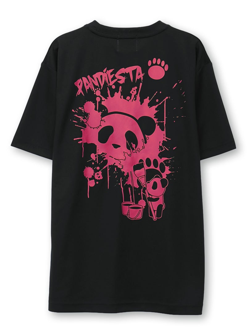 【PANDIESTA JAPAN】“ペイントパンダ”DRYメッシュ素材Tシャツ