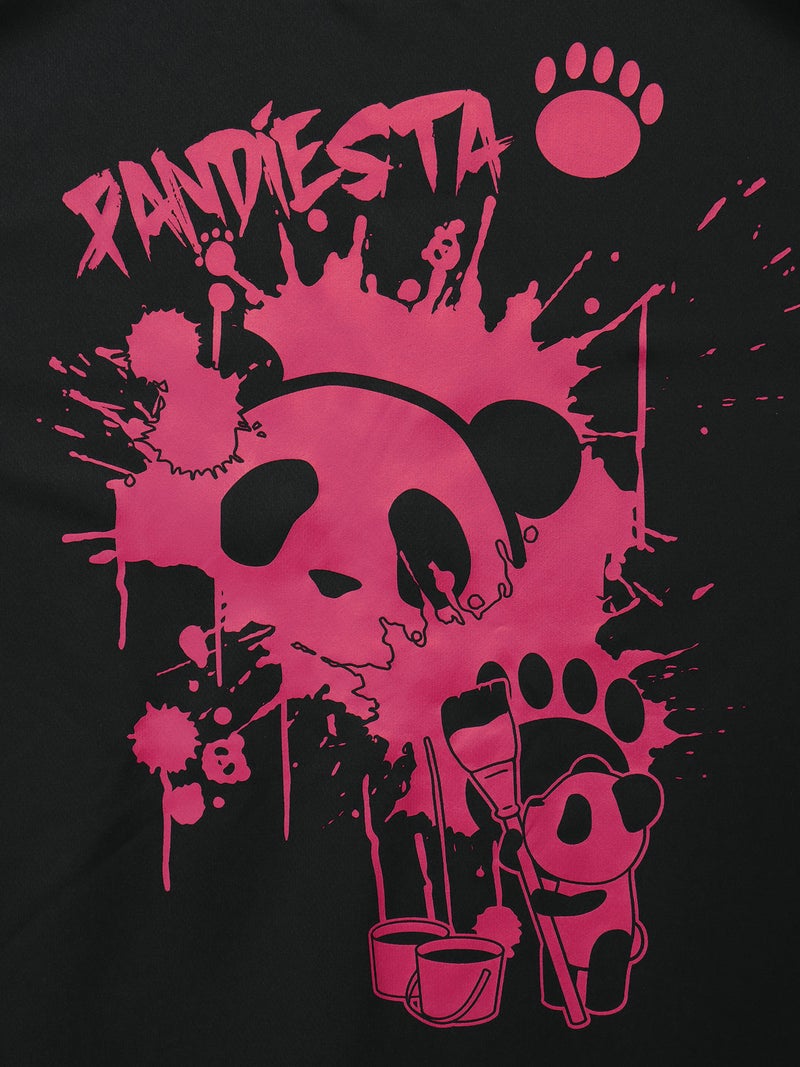 【PANDIESTA JAPAN】“ペイントパンダ”DRYメッシュ素材Tシャツ