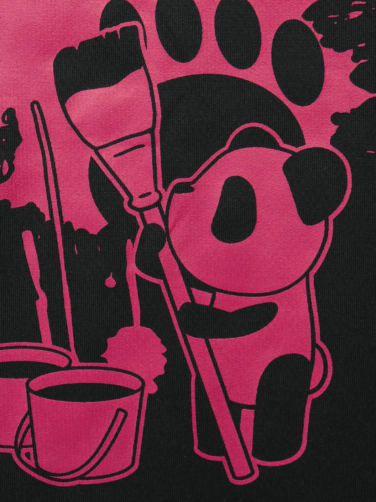 【PANDIESTA JAPAN】“ペイントパンダ”DRYメッシュ素材Tシャツ