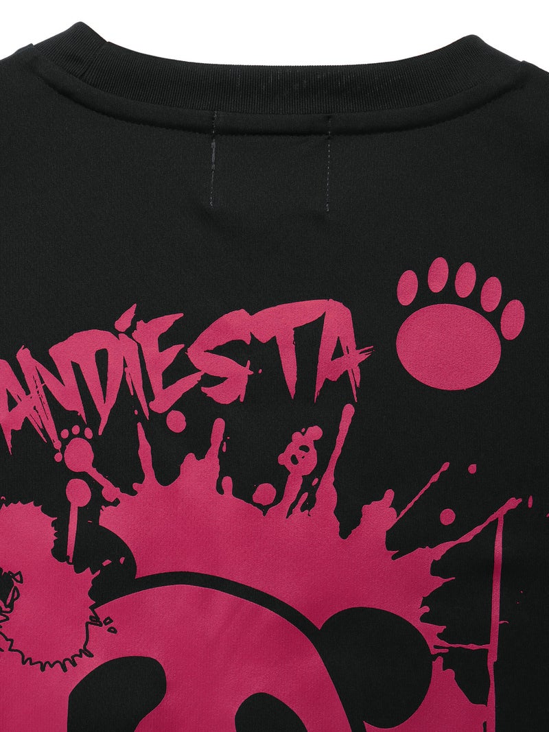 【PANDIESTA JAPAN】“ペイントパンダ”DRYメッシュ素材Tシャツ