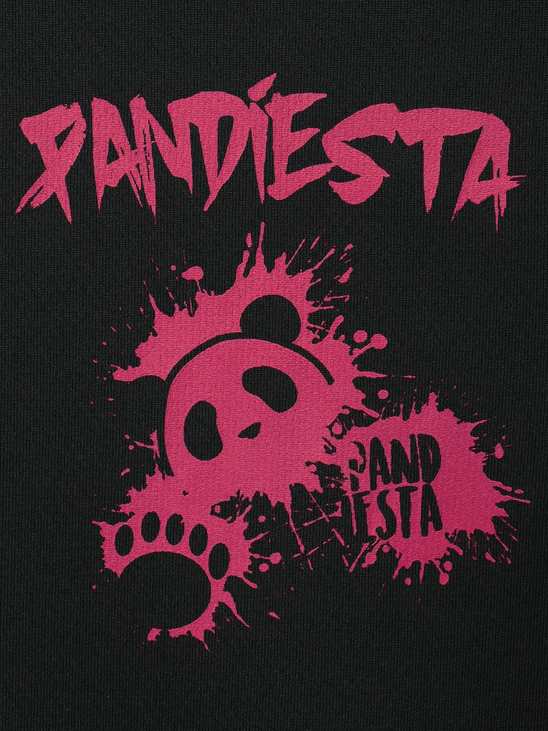 【PANDIESTA JAPAN】“ペイントパンダ”DRYメッシュ素材Tシャツ