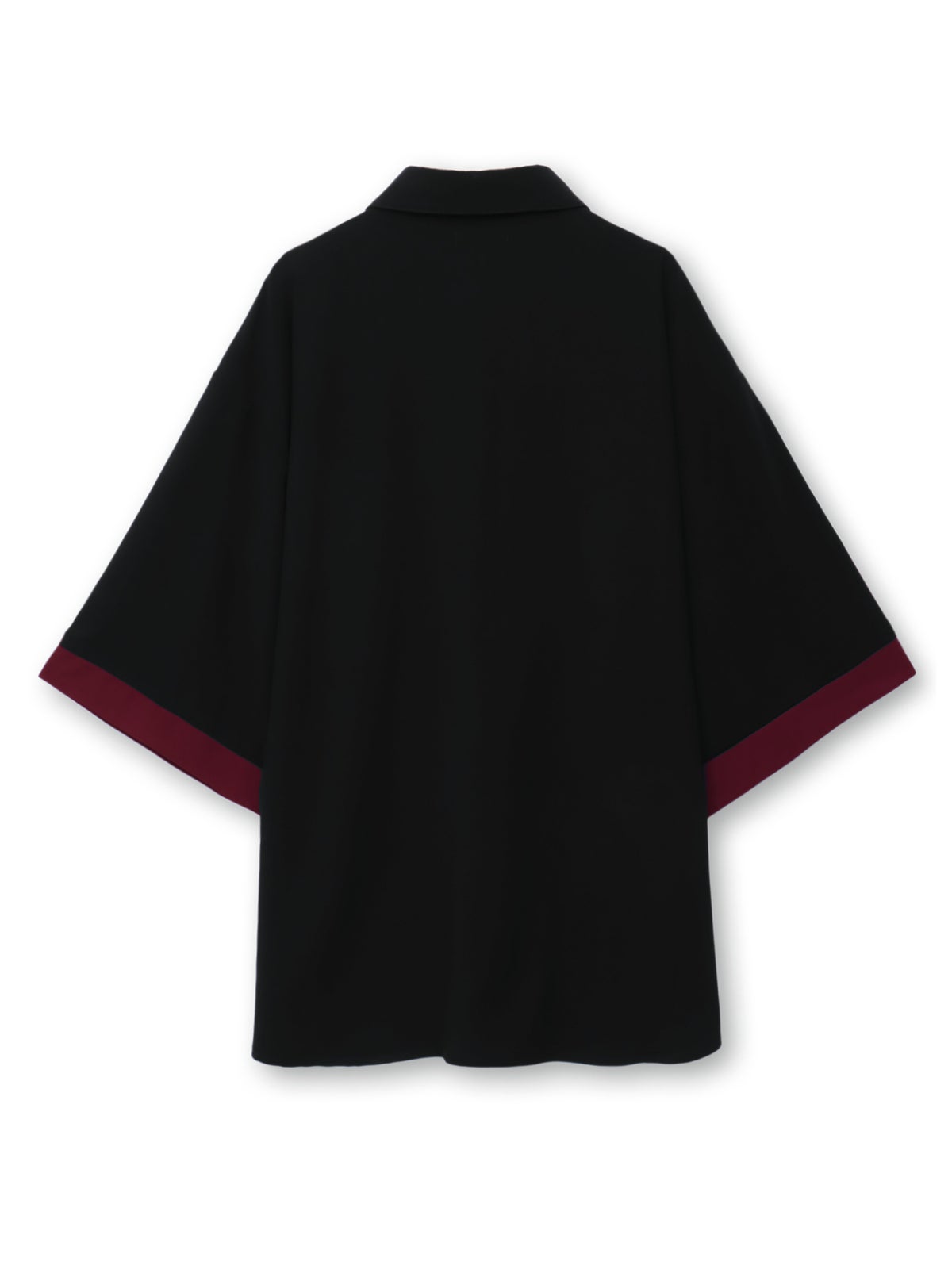 【雅結 -EN-】“梅と蛇”五分袖切替キモノスリーブ変形シャツ