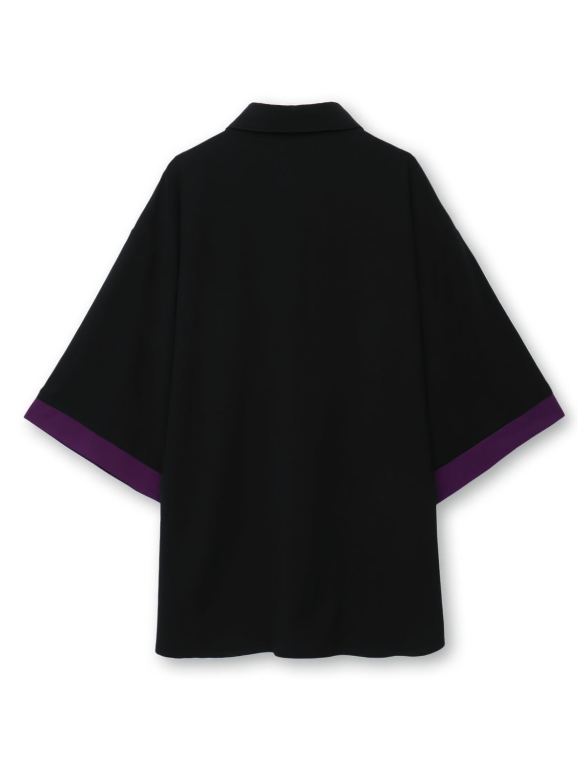 【雅結 -EN-】“梅と蛇”五分袖切替キモノスリーブ変形シャツ