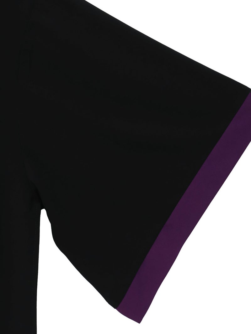 【雅結 -EN-】“梅と蛇”五分袖切替キモノスリーブ変形シャツ